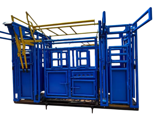 Brete de Manejo Azul com Balança PF Esporas